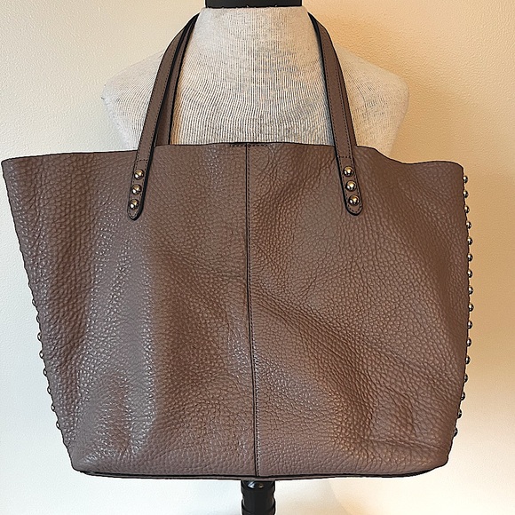 Rebecca Minkoff Studded Leather Tote Bag w/Dusty Lilac - Picture 10 of 17